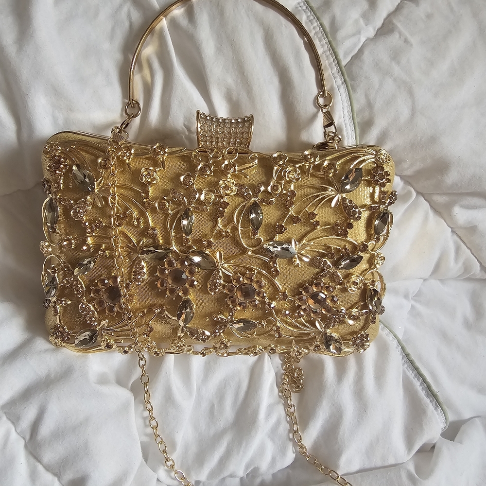 Gold Evening Clutch